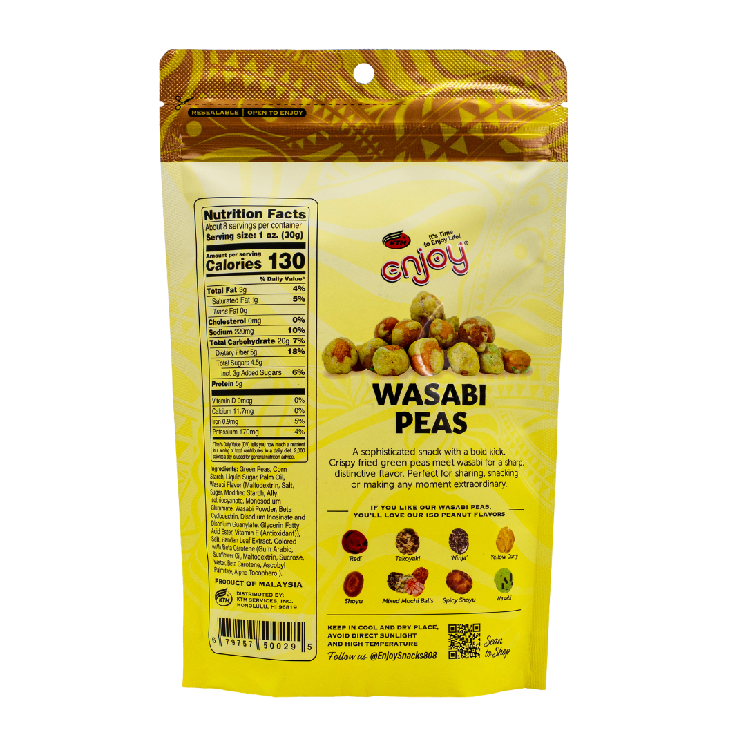 Iso Peanuts - Ninja (Nori) (6oz) | Enjoy Snacks